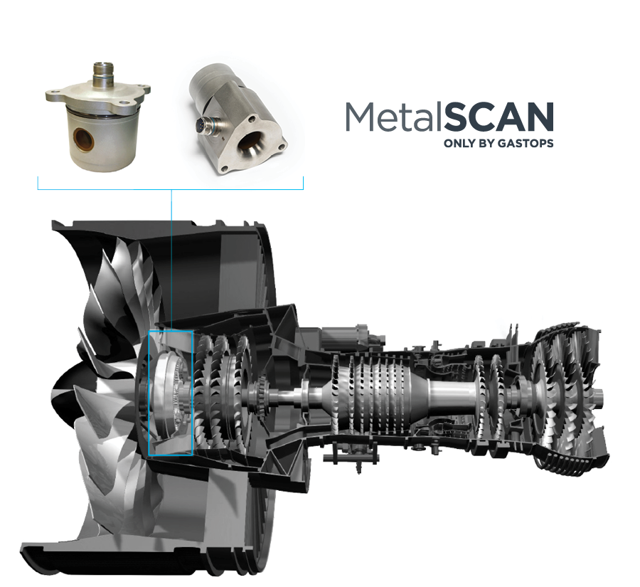 The MetalSCAN product is about the size of a computer mouse 